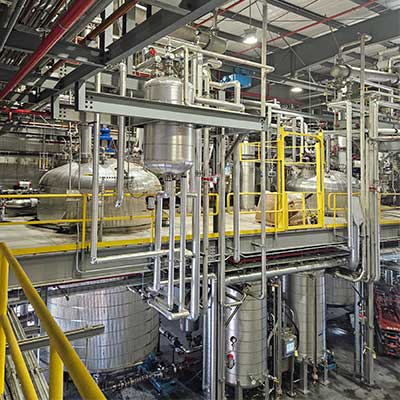 pipesandtanks Connected pipes and tanks on multiple floors